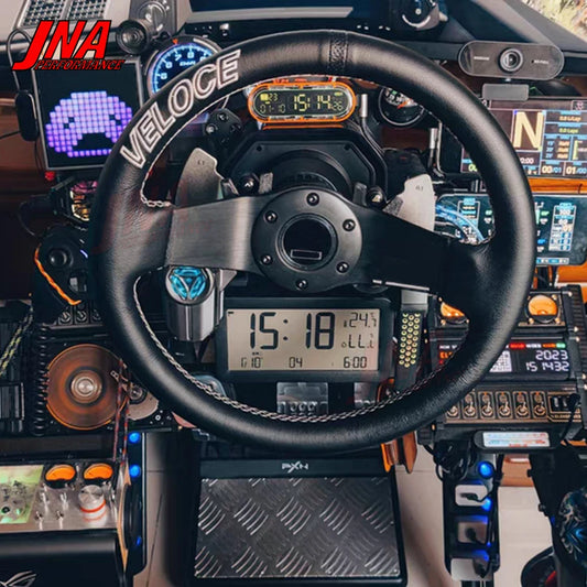 12.5inch 2 Spoke Sports Steering Wheel VELOCE Sim Racing Tuning Wheel PC-ST49