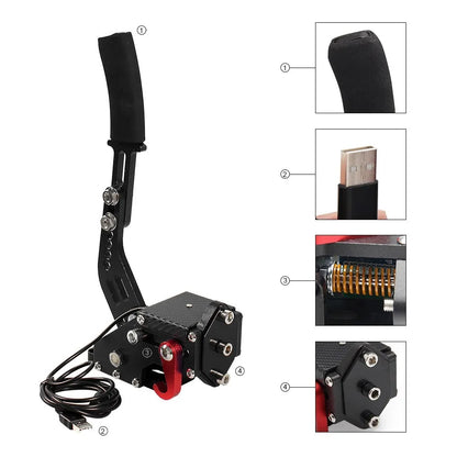 Brake System USB Handbrake For Logitech G29/G27/G25 PC Hall Sensor  Rally SIM Racing Games T300 T500