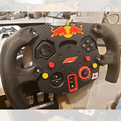 Custom 3D Print F1 Steering Wheel Mod Racing Sim kits for g29/g923 Game Panel Replacement Adapter