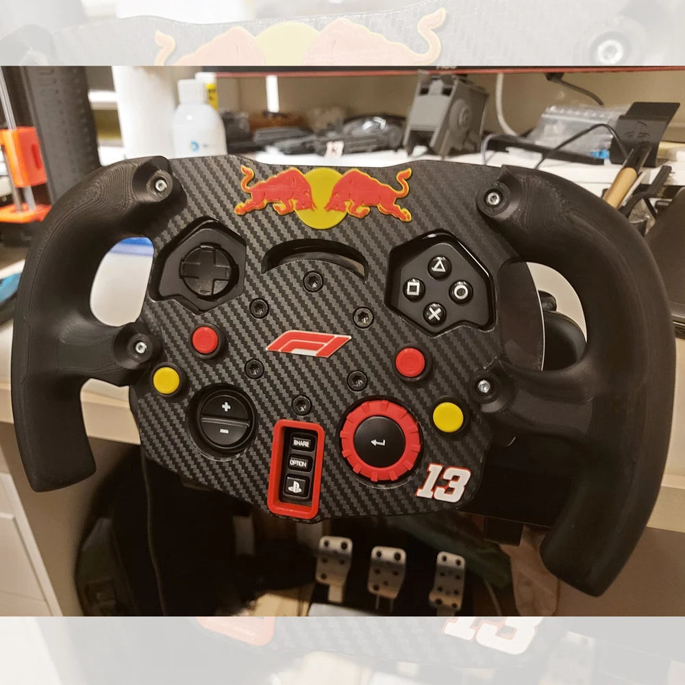 Custom 3D Print F1 Steering Wheel Mod Racing Sim kits for g29/g923 Game Panel Replacement Adapter