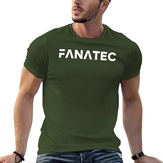 FANATEC T-Shirt graphic tee shirt oversized tees mens t shirt