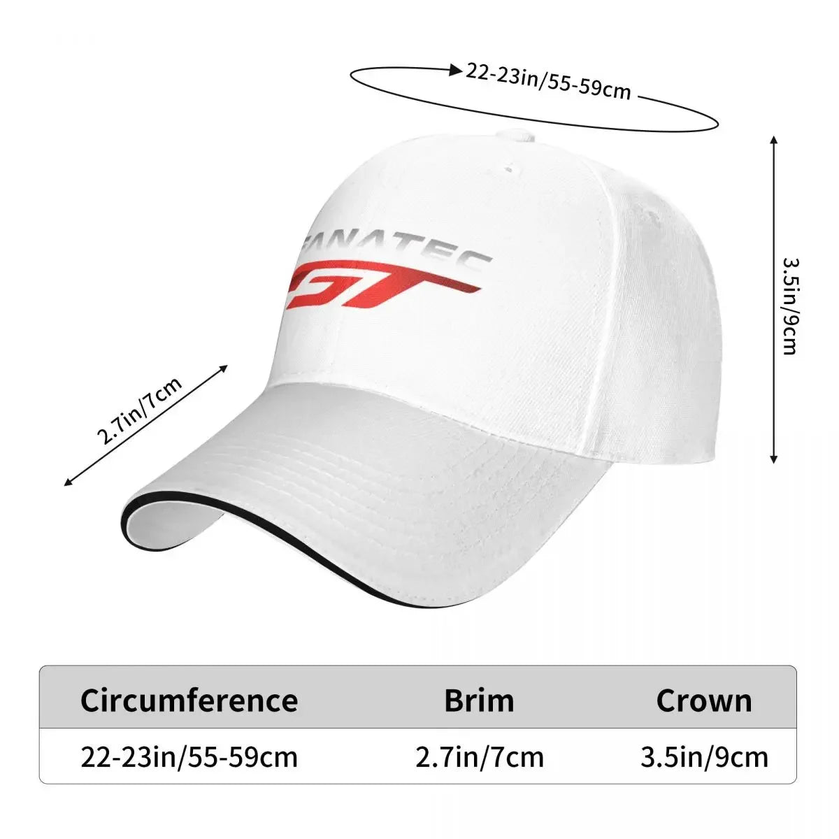 Fanatec GT Design Cap Baseball Cap Fashion beach Sun cap beach Hat male Women's