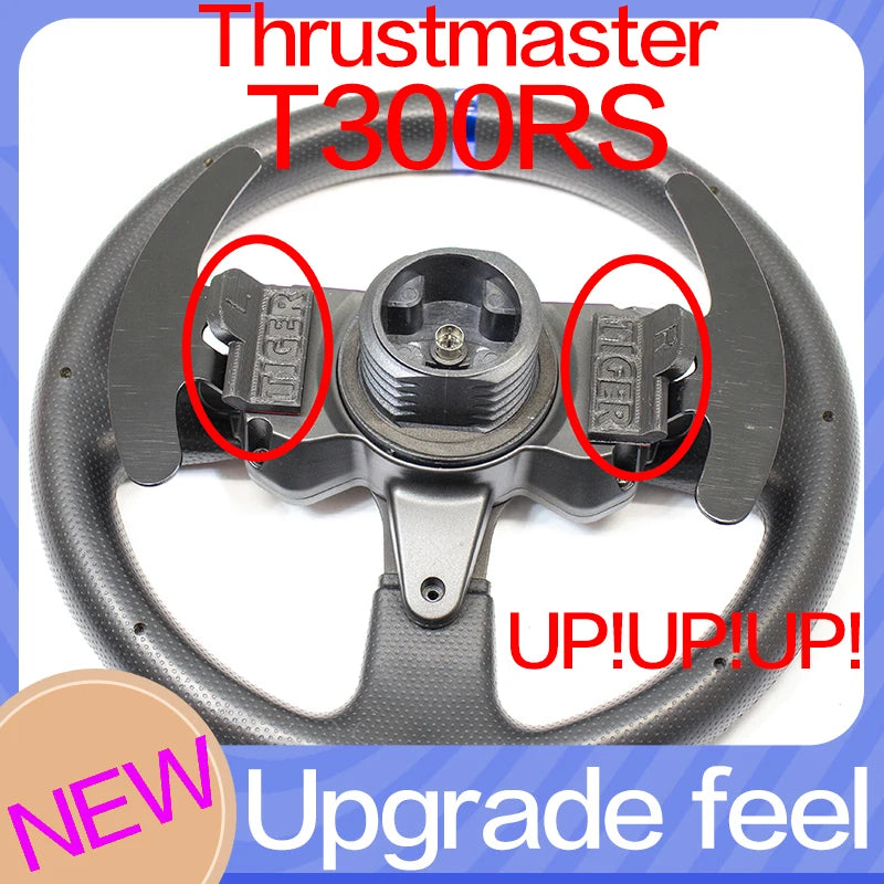 【PODTIG】thrustmaster t300 Wheel Magnetic Paddle Shift Mod SIMRACING TH8A sim racing