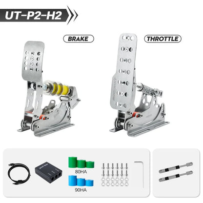 SIMJACK UT Pedals Sim Racing Pedals PC Racing Simulator Pressure Sensor  Load Cell  HE Hydraulic Pedal