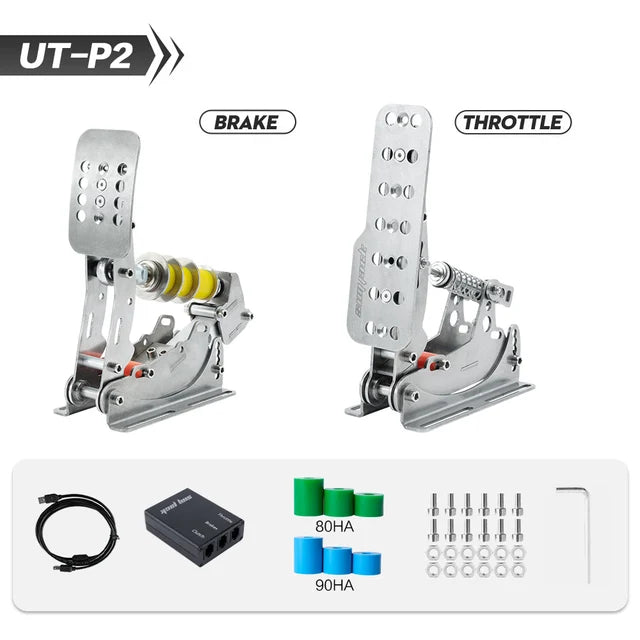 SIMJACK UT Pedals Sim Racing Pedals PC Racing Simulator Pressure Sensor  Load Cell  HE Hydraulic Pedal