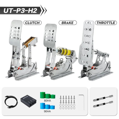 SIMJACK UT Pedals Sim Racing Pedals PC Racing Simulator Pressure Sensor  Load Cell  HE Hydraulic Pedal