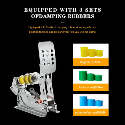 SIMJACK UT Pedals Sim Racing Pedals PC Racing Simulator Pressure Sensor  Load Cell  HE Hydraulic Pedal