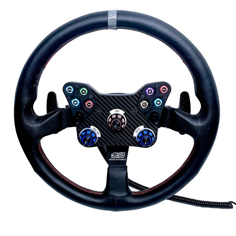 Sim Racing RA Rally Steering Wheel for PC - Plug and Play, Realistic Experience, Compatible with Mainstream PC Racing Games