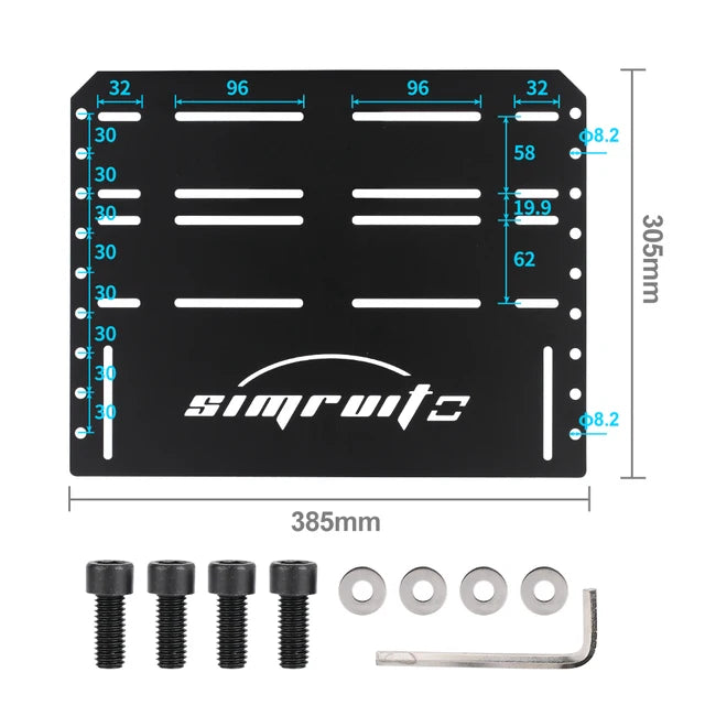 Sim Racing  pedal cockpit floor 3load cell wheel pedals For pc G27 G29  T300rs  Auto Driving Simulator