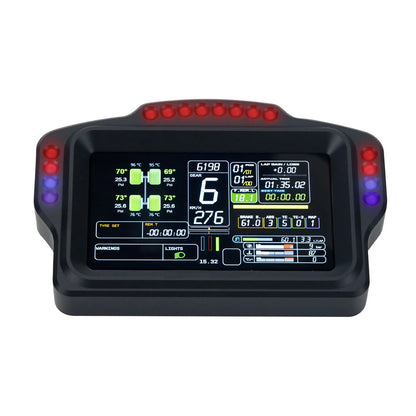 Simplayer DV480 PRO Dashboard Sim Racing Dash Display with 5" Screen & 16 RGB LEDs for Simagic Fanatec